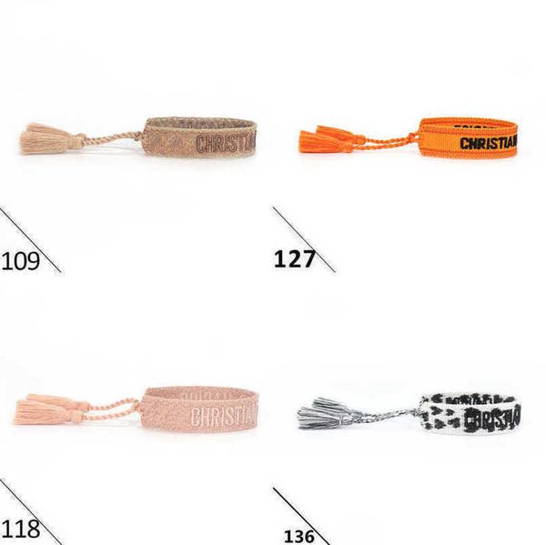 luxury women's classic bracelets designer brand d bangle jewelry embroidered word woven bracelet letter rope fashion tassel girl men co, Golden;silver
luxury women's classic bracelets designer brand d bangle jewelry embroidered word woven bracelet letter rope fashion tassel girl men co, Golden;silver