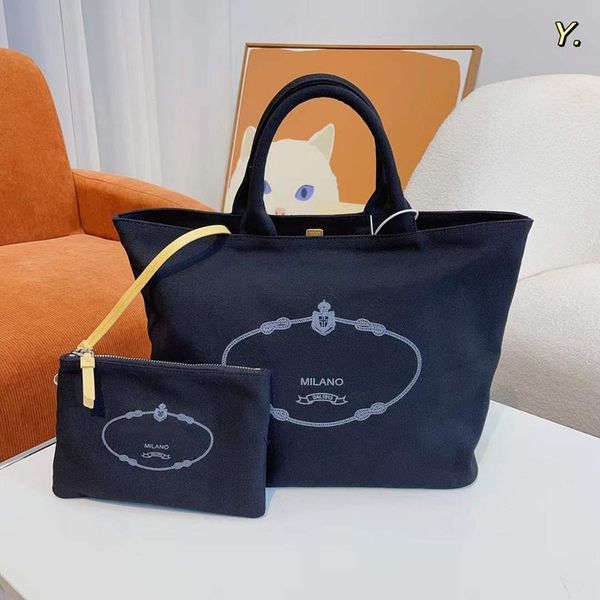 Fashion canvas handbag women's brand shopping bag designer large capacity original purse, White
Fashion canvas handbag women's brand shopping bag designer large capacity original purse, White