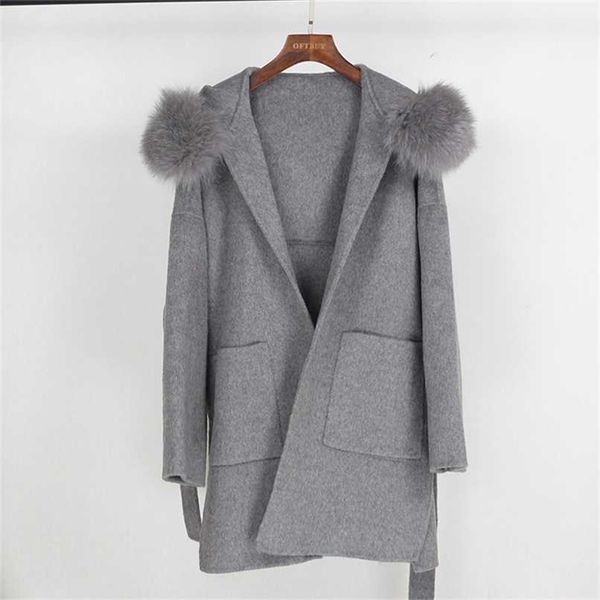 oftbuy real fur coat winter jacket women loose natural collar cashmere wool blends outerwear streetwear oversize 211124, Black
oftbuy real fur coat winter jacket women loose natural collar cashmere wool blends outerwear streetwear oversize 211124, Black