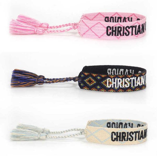 luxury fashion women's bracelets d brand designer bangle jewelry handmade braided embroidered bracelet men's girl woven fabric tas, Golden;silver
luxury fashion women's bracelets d brand designer bangle jewelry handmade braided embroidered bracelet men's girl woven fabric tas, Golden;silver