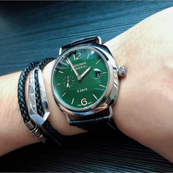 luxury watches for mens mechanical watch paneraiss swiss automatic movement sapphire mirror 44mm imported rubber watchband brand italy sport, Slivery;brown
luxury watches for mens mechanical watch paneraiss swiss automatic movement sapphire mirror 44mm imported rubber watchband brand italy sport, Slivery;brown
