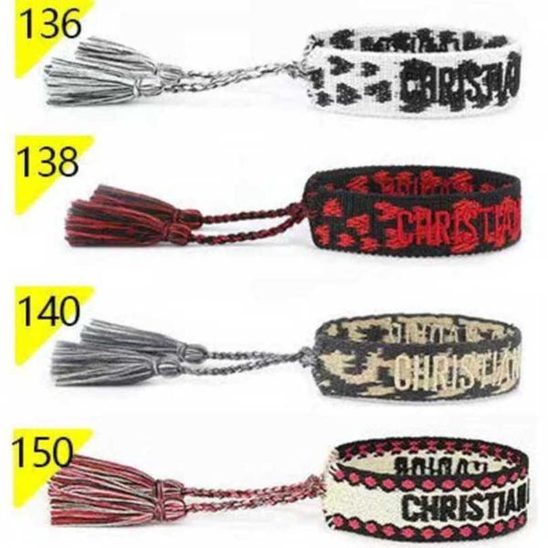 fashion luxury women's bracelets d brand bangle designer embroidery wrist rope bohemia tassel hand woven bracelet men's girl simpl, Black
fashion luxury women's bracelets d brand bangle designer embroidery wrist rope bohemia tassel hand woven bracelet men's girl simpl, Black
