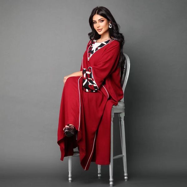 muslim special occasion dresses middle east gown printed panel dress fashion vintage big hem loose party robe ab252, Black
muslim special occasion dresses middle east gown printed panel dress fashion vintage big hem loose party robe ab252, Black