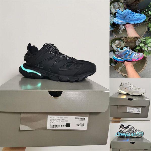 triple-s shoes running shoes sport sneaker led white 3m triple s 3.0 release 3 tess gomma maille size 36-45, Black 
triple-s shoes running shoes sport sneaker led white 3m triple s 3.0 release 3 tess gomma maille size 36-45, Black