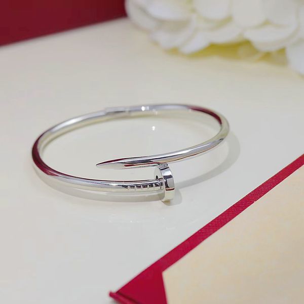 nail bangle luxury fashion designer bracelet 18k men's and women's holiday gift 316l stainless steel jewelry factory wholesale, Black
nail bangle luxury fashion designer bracelet 18k men's and women's holiday gift 316l stainless steel jewelry factory wholesale, Black