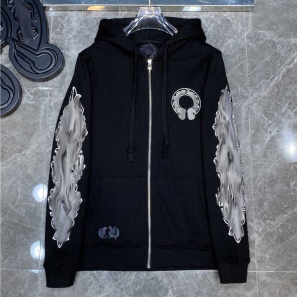 men's fashion luxury sweatshirts designer classic hoodies zipper hooded sweater casual men women cross pullover sanskrit hoodie coat s, Black
men's fashion luxury sweatshirts designer classic hoodies zipper hooded sweater casual men women cross pullover sanskrit hoodie coat s, Black