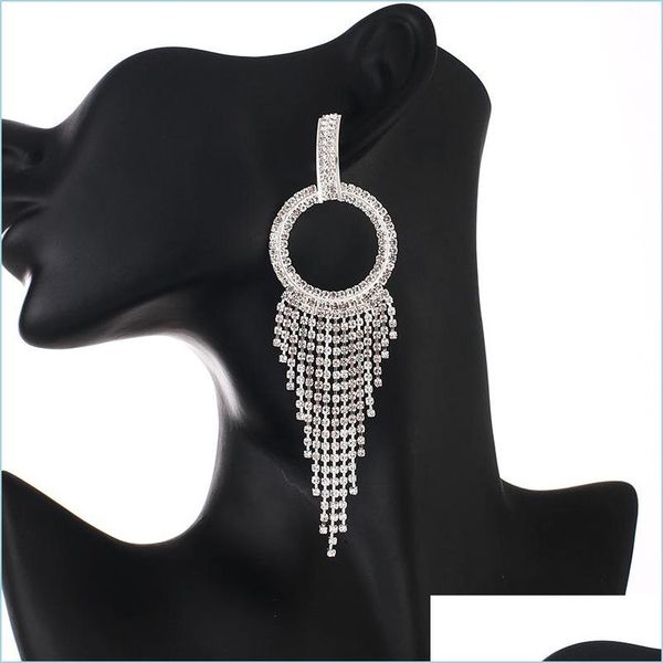 dangle chandelier long tassel circel drop earrings fl rhinestone crystal dangle earring for women fashion jewelry wedding bridal a dhw9b, Silver
dangle chandelier long tassel circel drop earrings fl rhinestone crystal dangle earring for women fashion jewelry wedding bridal a dhw9b, Silver