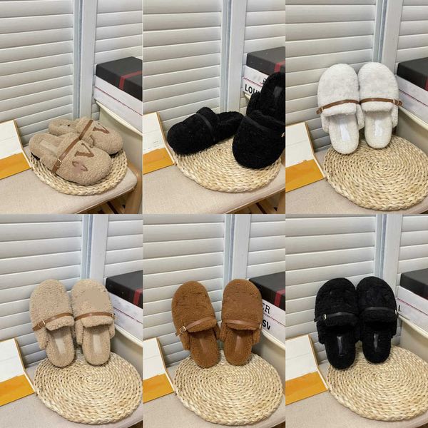 luxury wool women slippers warm plush soft soled furry fur light females flat slides non-slip fashion designers ladies shoes winter break co, Black
luxury wool women slippers warm plush soft soled furry fur light females flat slides non-slip fashion designers ladies shoes winter break co, Black