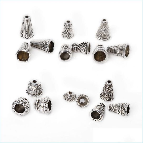 other 86pcs/lot necklace cord tips antique sier plated engraved cone beads caps end for jewelry making diy accessories drop delivery dhdm7, Blue;slivery
other 86pcs/lot necklace cord tips antique sier plated engraved cone beads caps end for jewelry making diy accessories drop delivery dhdm7, Blue;slivery
