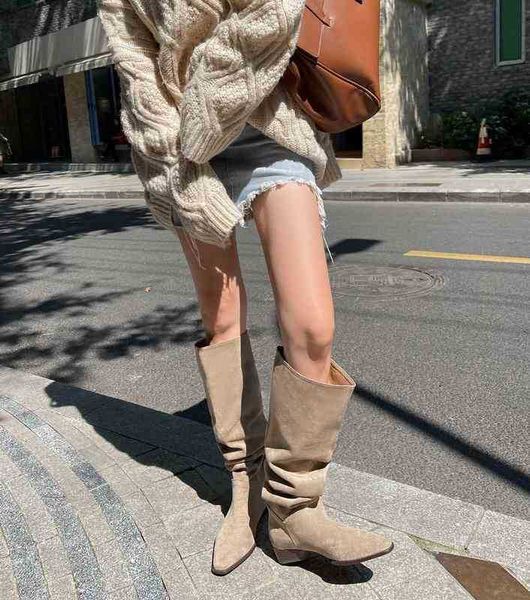 hbp designer boots knee high ladyslip on simple pleated stretch suede winter botas big circumference spring autumn woman large size42 220815, Black
hbp designer boots knee high ladyslip on simple pleated stretch suede winter botas big circumference spring autumn woman large size42 220815, Black