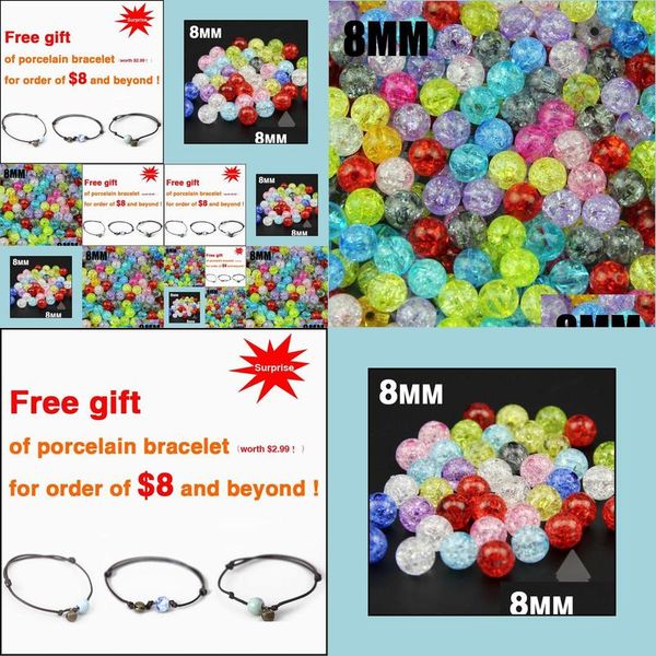 other 100pcs mixed 8mm colorf plain crackle acrylic crack round ball broken loose bead bracelet jewelry diy drop deliver dhev8, Blue;slivery
other 100pcs mixed 8mm colorf plain crackle acrylic crack round ball broken loose bead bracelet jewelry diy drop deliver dhev8, Blue;slivery