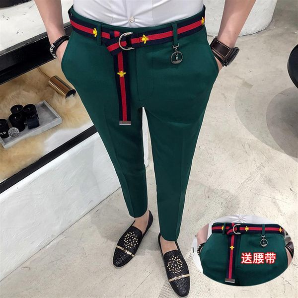 2019 spring and summer new casual pants cotton solid color men's trousers slim suit pants fashion men's sportswear large196r, Black
2019 spring and summer new casual pants cotton solid color men's trousers slim suit pants fashion men's sportswear large196r, Black