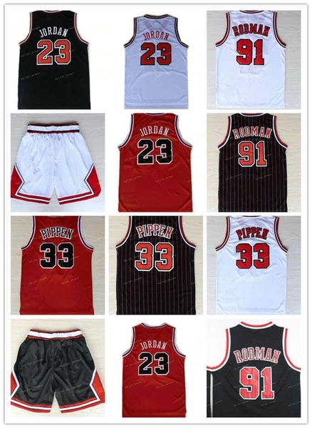 2022 new men vintage 23 basketball jerseys 33 91 red white black stitched shorts yellow sport, Black;blue
2022 new men vintage 23 basketball jerseys 33 91 red white black stitched shorts yellow sport, Black;blue