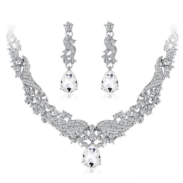 other jewelry sets luxury sparkling crystal bridal jewellery sets wedding cubic zircon earring necklace set african jewelry dress ac dhgow, Silver
other jewelry sets luxury sparkling crystal bridal jewellery sets wedding cubic zircon earring necklace set african jewelry dress ac dhgow, Silver