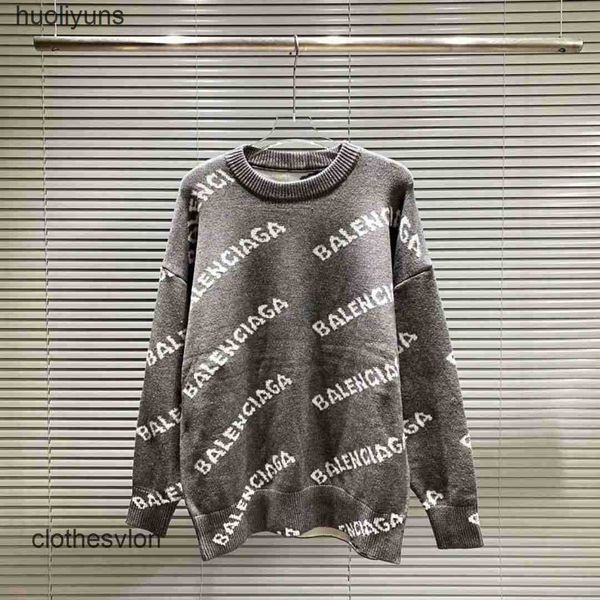 men's balencigas brand women 2022 sweater autumn fashion knitted designer women's winter crew neck letter jacquard casual loose zu, White;black
men's balencigas brand women 2022 sweater autumn fashion knitted designer women's winter crew neck letter jacquard casual loose zu, White;black