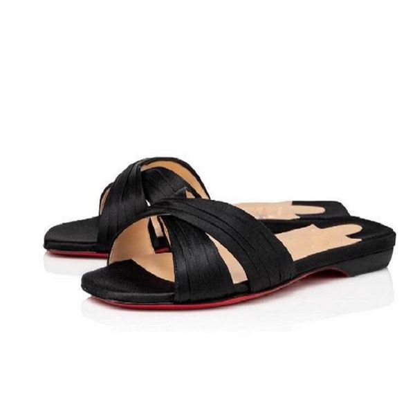 perfect quality ladies red bottomss sandals outdoor casual nicol back flat embellished black satin crepe bands designed party dres235s
perfect quality ladies red bottomss sandals outdoor casual nicol back flat embellished black satin crepe bands designed party dres235s