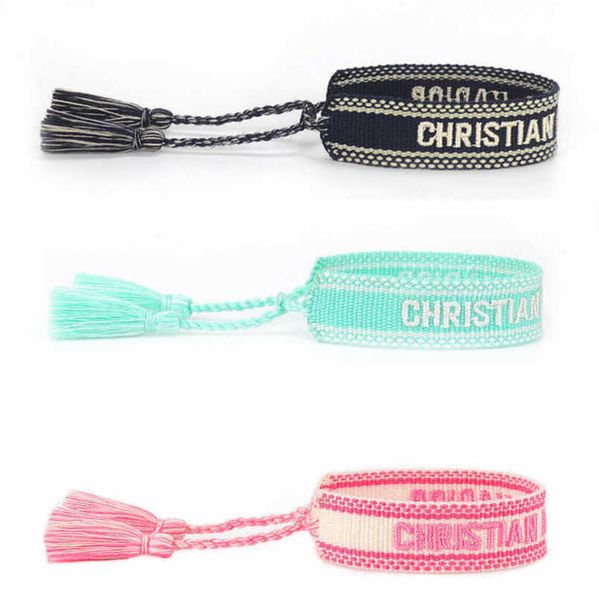 luxury bracelets fashion women's d brand designer bangle jewelry handmade braided embroidered bracelet men's woven girl fabric tas, Golden;silver
luxury bracelets fashion women's d brand designer bangle jewelry handmade braided embroidered bracelet men's woven girl fabric tas, Golden;silver