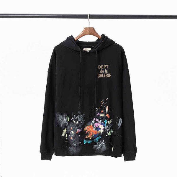 ink designer fashion splash 2022 multi cotton graffiti t shirt hand-painted high version galery deps old letters printed terry hoodie, Black
ink designer fashion splash 2022 multi cotton graffiti t shirt hand-painted high version galery deps old letters printed terry hoodie, Black