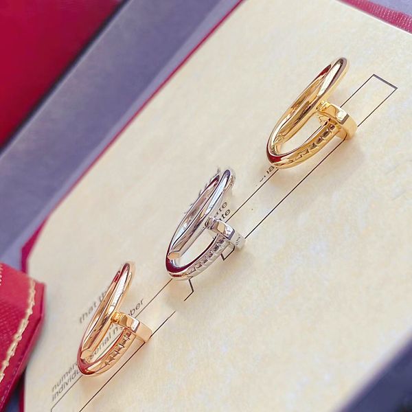 european and american charm nail ring luxury designer 18k male and female wedding gift 316l stainless steel jewelry wholesale, Slivery;golden
european and american charm nail ring luxury designer 18k male and female wedding gift 316l stainless steel jewelry wholesale, Slivery;golden