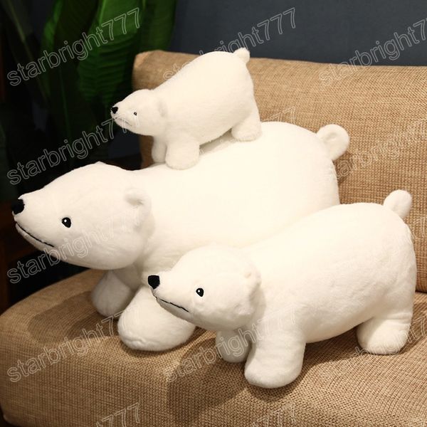 Cartoon 30/50cm Simulation White Polar Bear Plush Toy Stuffed Animals Doll Sofa Room Decoration Children Birthday Gift, As picture
Cartoon 30/50cm Simulation White Polar Bear Plush Toy Stuffed Animals Doll Sofa Room Decoration Children Birthday Gift, As picture