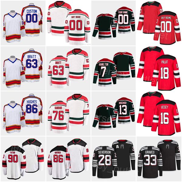 reverse retro hockey 86 jack hughes jersey 13 nico hischier 76 pk subban 7 dougie hamilton 18 dawson mercer 28 damon severson 63 jesper brat, Black;red
reverse retro hockey 86 jack hughes jersey 13 nico hischier 76 pk subban 7 dougie hamilton 18 dawson mercer 28 damon severson 63 jesper brat, Black;red