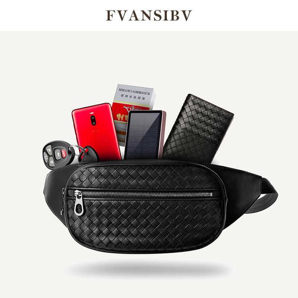 men's pockets woven leather small chest pack youth bag multi-function storage brand design fashion mobile phone 221101
men's pockets woven leather small chest pack youth bag multi-function storage brand design fashion mobile phone 221101