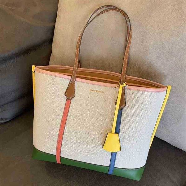women's handbags designer torysburchs canvas with leather color matching shopping bag tote canvas portable single messenger shoulder cr
women's handbags designer torysburchs canvas with leather color matching shopping bag tote canvas portable single messenger shoulder cr