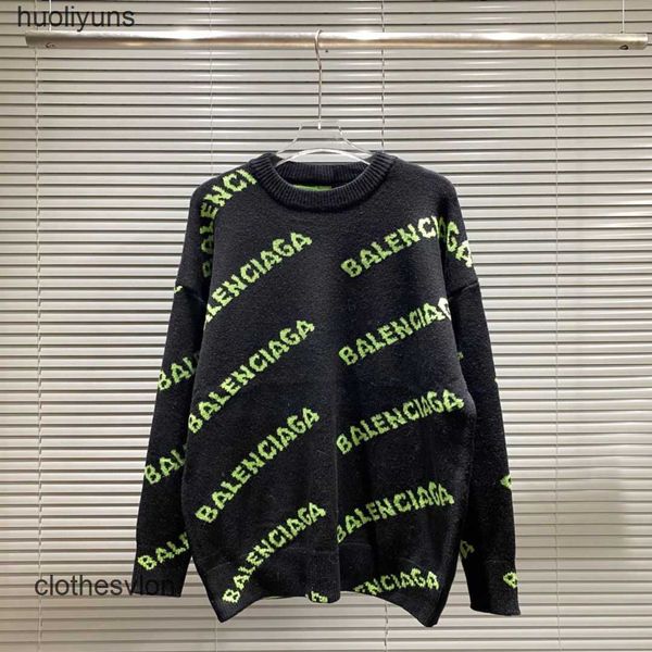 autumn women sweater men's balencigas women's designer winter 2022 fashion brand knitted crew neck letter jacquard casual loose uy, White;black
autumn women sweater men's balencigas women's designer winter 2022 fashion brand knitted crew neck letter jacquard casual loose uy, White;black