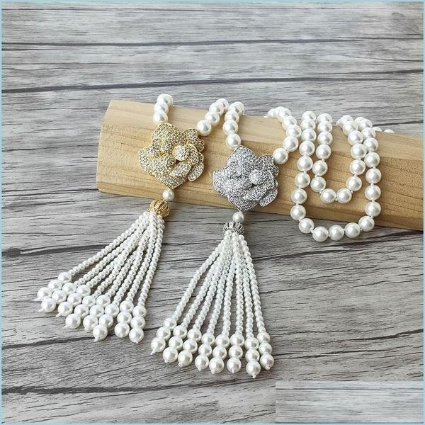 pendant necklaces camellia shape zircon charm pendant cz micro pave natural shell pearl beads tassels women jewelry necklace nk520 d dhlwp, Silver
pendant necklaces camellia shape zircon charm pendant cz micro pave natural shell pearl beads tassels women jewelry necklace nk520 d dhlwp, Silver