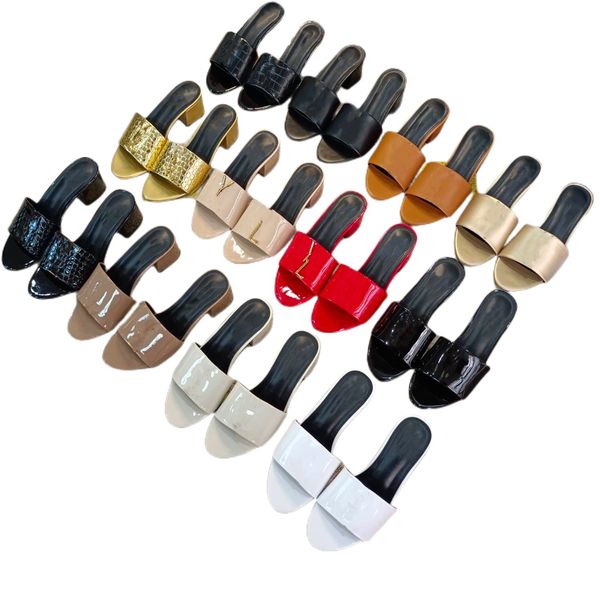 2022 high heel slippers women's classic sandals designer slides leather flip flops outdoor beach shoes summer, Black
2022 high heel slippers women's classic sandals designer slides leather flip flops outdoor beach shoes summer, Black