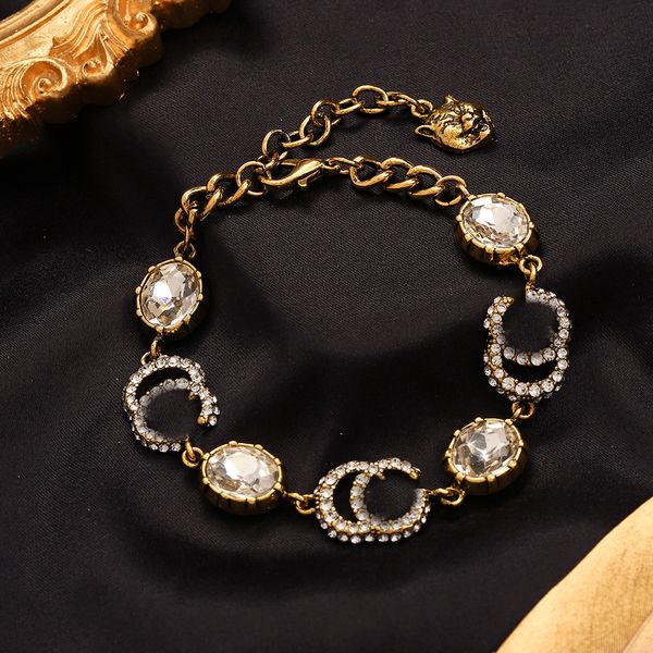europe america fashion style bracelets women bangle designer letter bracelet tiger head chain crystal 18k gold plated stainless steel weddin, Black
europe america fashion style bracelets women bangle designer letter bracelet tiger head chain crystal 18k gold plated stainless steel weddin, Black