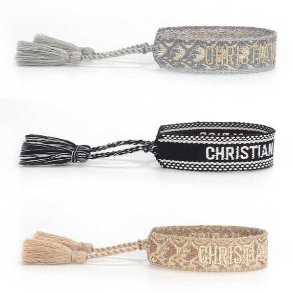 luxury women's fashion bracelets d brand designer bangle embroidered braided bracelet wedding bohemian letter hand rope trinket men gir, Golden;silver
luxury women's fashion bracelets d brand designer bangle embroidered braided bracelet wedding bohemian letter hand rope trinket men gir, Golden;silver
