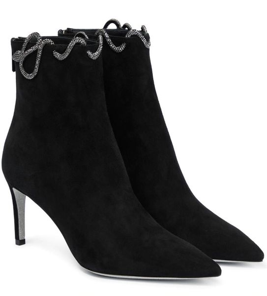 elegant brand winter morgana ankle boots women boots renecaovillas rounded toe golden strass crystal coils booties high heels ladies ankle b, Black
elegant brand winter morgana ankle boots women boots renecaovillas rounded toe golden strass crystal coils booties high heels ladies ankle b, Black
