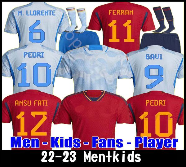 2022 2023 spain soccer jersey fans player version pedri ansu gavi fati ferran torres morata football shirt koke azpilicueta men and kids kit, Black;yellow
2022 2023 spain soccer jersey fans player version pedri ansu gavi fati ferran torres morata football shirt koke azpilicueta men and kids kit, Black;yellow