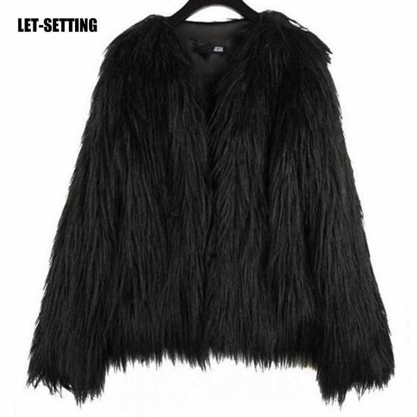 women's fur faux let-setting leather grass fur faux coat washed women jackets imitation fashion waistcoat t221102, Black
women's fur faux let-setting leather grass fur faux coat washed women jackets imitation fashion waistcoat t221102, Black