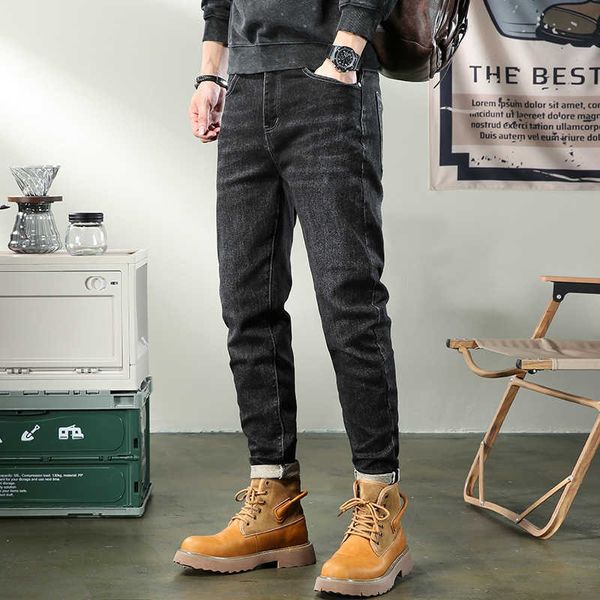 autumn and winter jeans men's slim fit elastic leggings youth fashion men's pants, Blue
autumn and winter jeans men's slim fit elastic leggings youth fashion men's pants, Blue