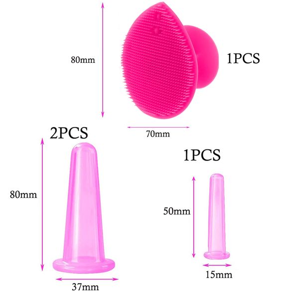 costumes 5pcs facial massage silicone vacuum facial cupping sets anti-wrinkle aging suction cups face massager therapy suction cups co, Black
costumes 5pcs facial massage silicone vacuum facial cupping sets anti-wrinkle aging suction cups face massager therapy suction cups co, Black