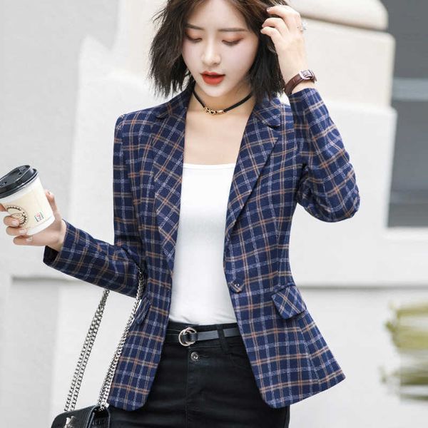 women's suits blazers high-quality plaid jacket vintage plaid with pocket office lady casual style blazer women wear single button suit, White;black
women's suits blazers high-quality plaid jacket vintage plaid with pocket office lady casual style blazer women wear single button suit, White;black