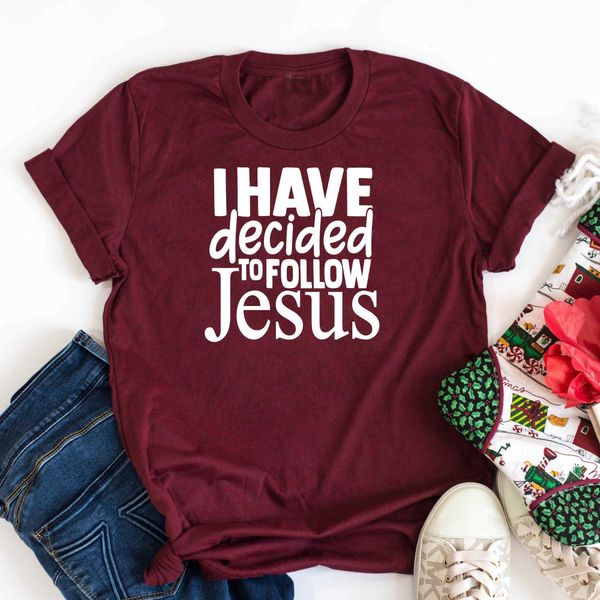 i have decided to tee follow jesus t-shirt christian religion church young, White
i have decided to tee follow jesus t-shirt christian religion church young, White