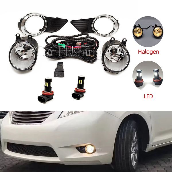 1 set front led fog lights fog lamp for toyota sienna 2010 2011 2012 2013 2014 2015 2016 2017 chrome trim with harness wiring cover grille
1 set front led fog lights fog lamp for toyota sienna 2010 2011 2012 2013 2014 2015 2016 2017 chrome trim with harness wiring cover grille