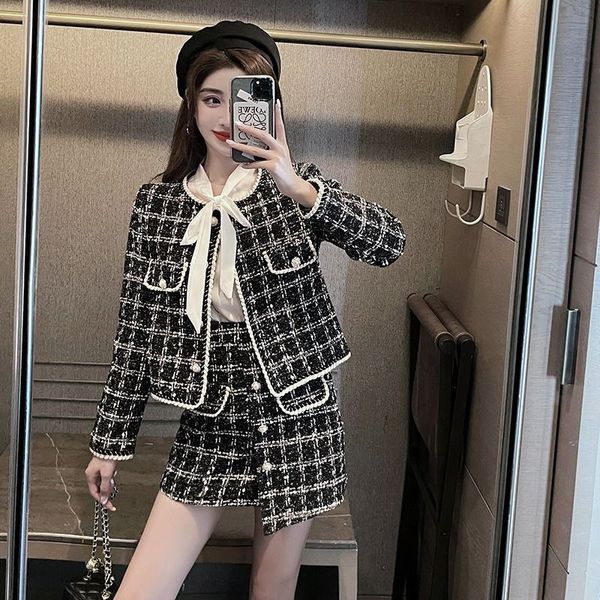 chan women's two piece sets2022 new autumn winter two-piece fashion logo tweed jacket short skirt womens autumn suit casual spring wome, White
chan women's two piece sets2022 new autumn winter two-piece fashion logo tweed jacket short skirt womens autumn suit casual spring wome, White