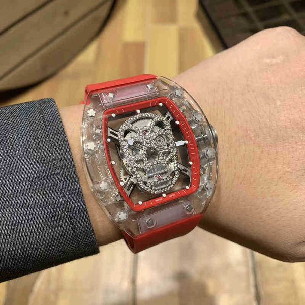 multi-function superclone watches wristwatch luxury richa milles designer transparent diamond inlaid men's automatic mechanical watch s, Slivery;brown
multi-function superclone watches wristwatch luxury richa milles designer transparent diamond inlaid men's automatic mechanical watch s, Slivery;brown
