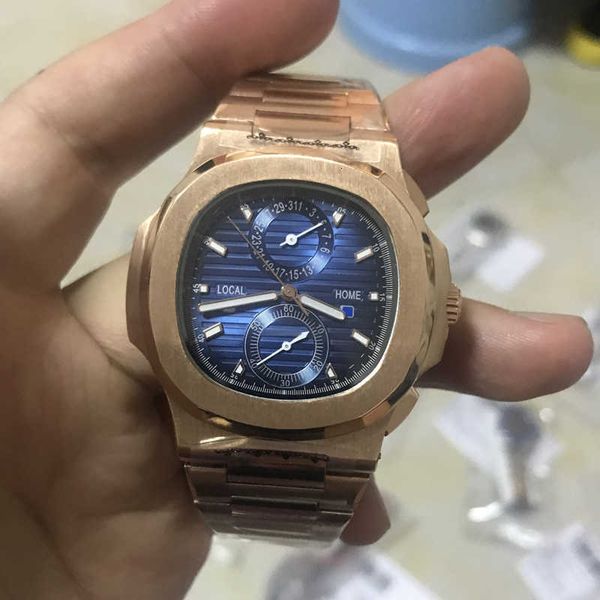 watches luxury mens watch blue dial rose gold dual time stainless steel automatic mechanical sapphire crystal multi-function glass back male, Slivery;brown
watches luxury mens watch blue dial rose gold dual time stainless steel automatic mechanical sapphire crystal multi-function glass back male, Slivery;brown