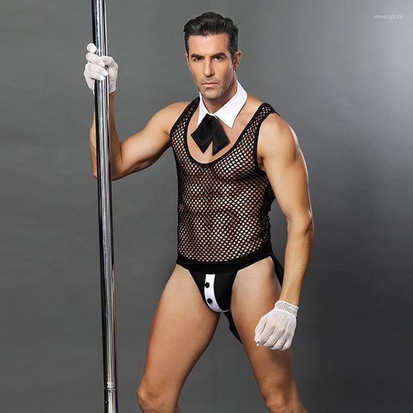 set underwear vest swallowtail lingerie male servant role play sheer bodysuit exotic fishnet, Black;white
set underwear vest swallowtail lingerie male servant role play sheer bodysuit exotic fishnet, Black;white