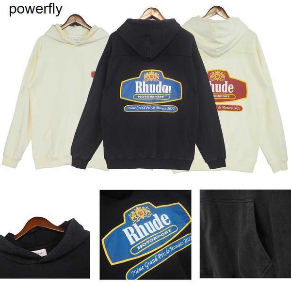 men's hoodies designer sweatshirts winter high-quality rhude fashion wash water printed letters men's women's streetwear hood, Black
men's hoodies designer sweatshirts winter high-quality rhude fashion wash water printed letters men's women's streetwear hood, Black