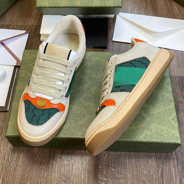 48% discountscreener designer sneakers dirty beige butter leather casual shoes italy brand distressed green red stripe canvas luxury trainer, Black
48% discountscreener designer sneakers dirty beige butter leather casual shoes italy brand distressed green red stripe canvas luxury trainer, Black