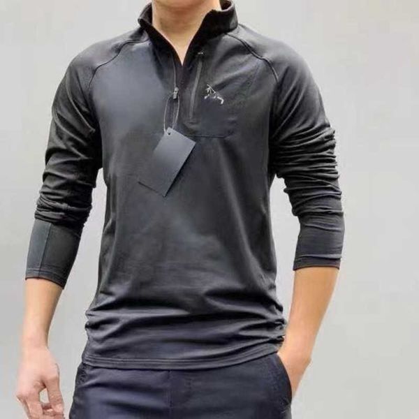 arc designer sweater autumn winter embroidered half zipper stand collar hoodie men's casual sports long sleeved t shirt warm pullover, Black
arc designer sweater autumn winter embroidered half zipper stand collar hoodie men's casual sports long sleeved t shirt warm pullover, Black