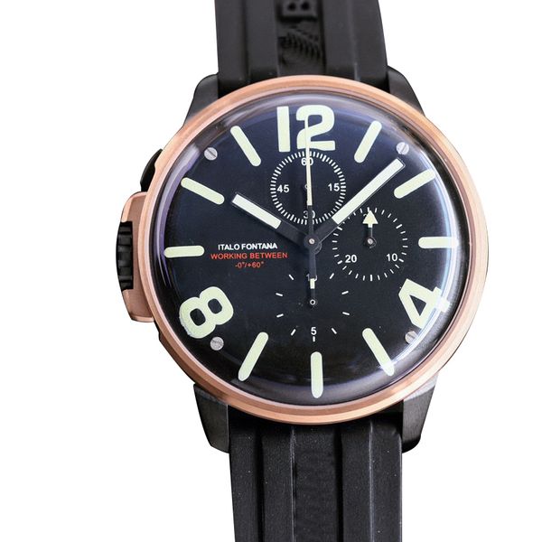 men's watch fully automatic mechanical movement italian personality fashion brand diameter 45mm metal feeling heavy line round wristwat, Slivery;brown
men's watch fully automatic mechanical movement italian personality fashion brand diameter 45mm metal feeling heavy line round wristwat, Slivery;brown