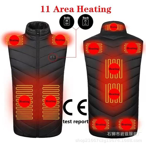 designer heat vest men and women vest warm 11 zone heating constant temperature body s-5xl, Black;white
designer heat vest men and women vest warm 11 zone heating constant temperature body s-5xl, Black;white