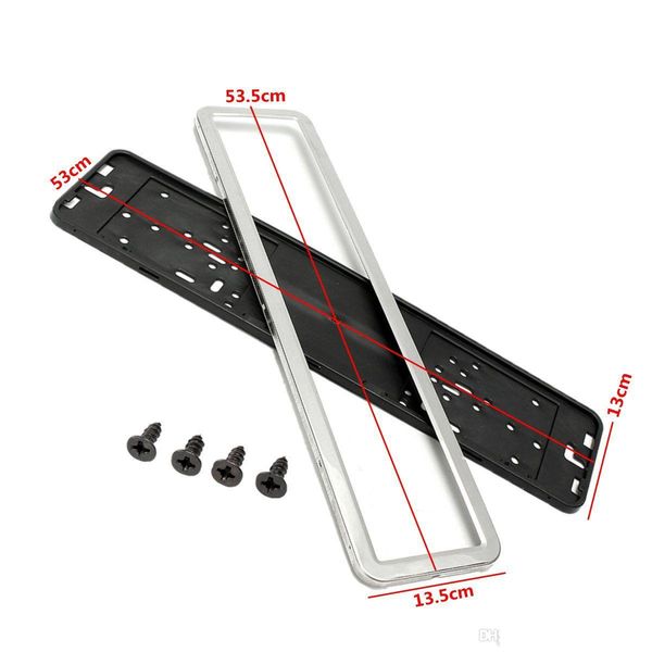 license plate frames european / german russian 53 x 13 cm car license plate frame holder with four screws vehicle sliver/black styli dhuw9
license plate frames european / german russian 53 x 13 cm car license plate frame holder with four screws vehicle sliver/black styli dhuw9